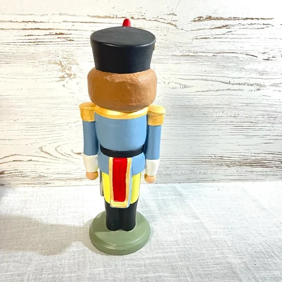 Vintage ceramic nutcracker statue holiday decor Christmas - Picture 2 of 3